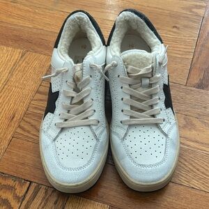 Vintage Havana White and Black Women's Sneakers